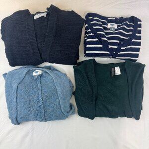 Women’s Cardigan Bundle | Old Navy & H&M | 4 Pieces